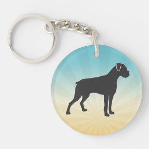 Porte-clefs Chien Boxer