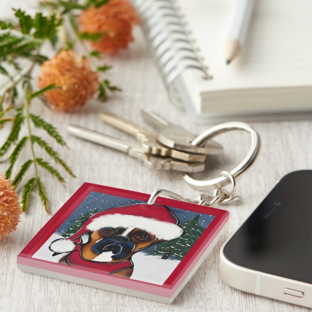 Porte-clefs Chien de boîte (Devant Droit)