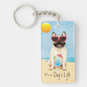 Porte-clefs Chien de loutre