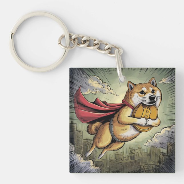 Porte-clefs Chien de Shiba Inu (Devant)