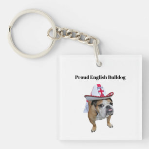 Porte-clefs Chien de taule anglais fier