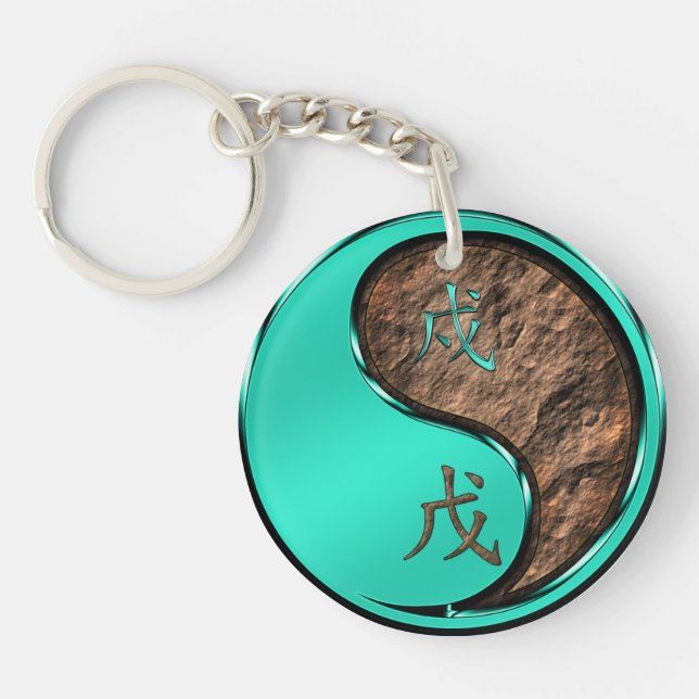 Porte-clefs Chien de Terre (Devant)