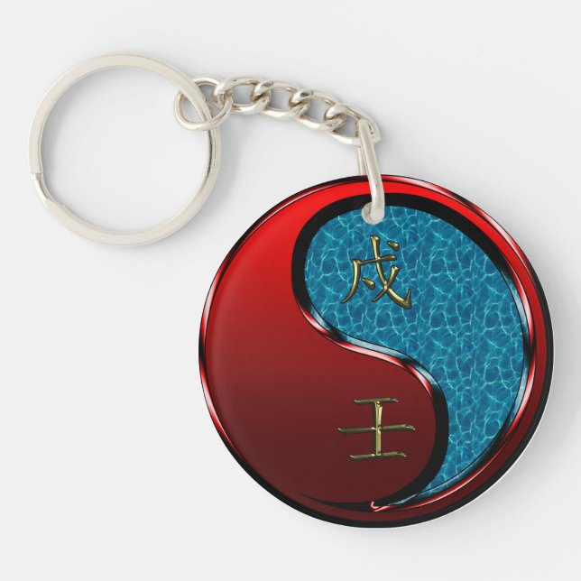 Porte-clefs Chien d'eau (Devant)