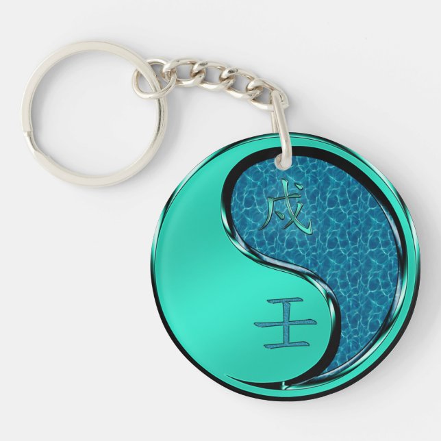 Porte-clefs Chien d'eau (Devant)