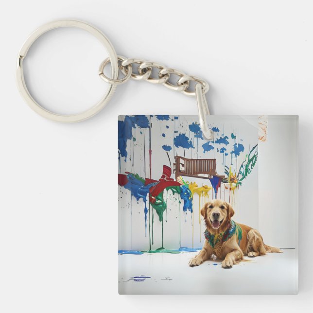 PORTE-CLEFS CHIEN DÉDAIGNE (Devant)