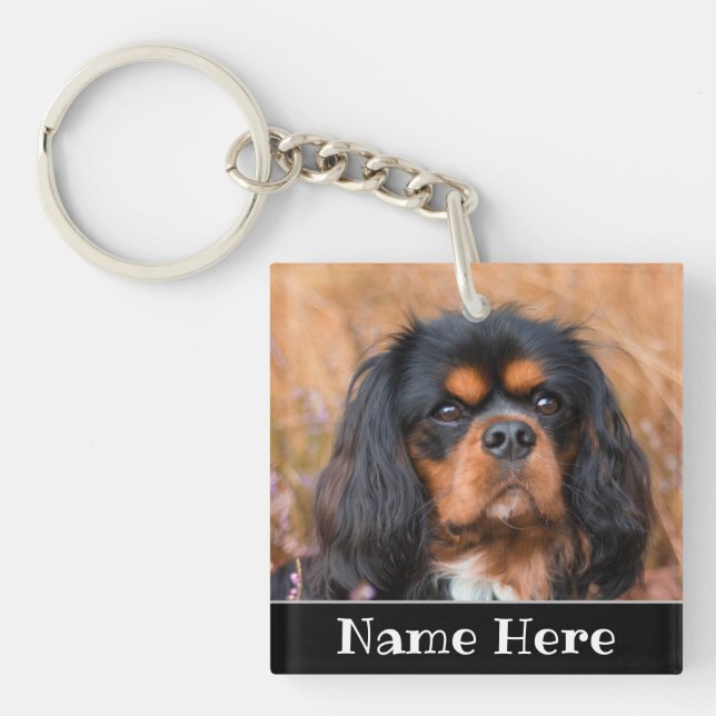 Porte-clefs Chien d'Espagne du roi Charles Cavalier (Devant)