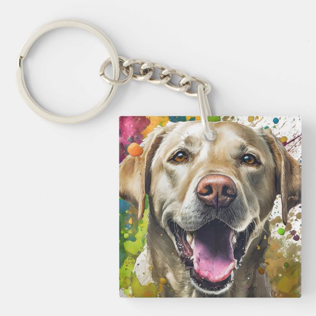 Porte-clefs Chien du Labrador (Devant)