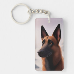 Porte-clefs Chien malinois