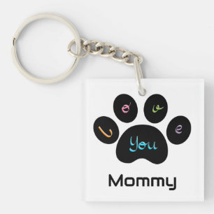 Porte-clefs Chien mât / Chat Aimez-vous maman