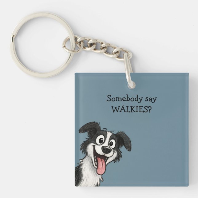 Porte-clefs Chien Mignon  (Devant)