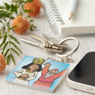 Porte-clefs Chiffres bibliques Porte - clé