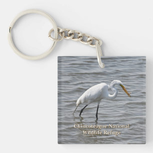 Porte-clefs Chincoteague National Wildlife Great Heron Egret