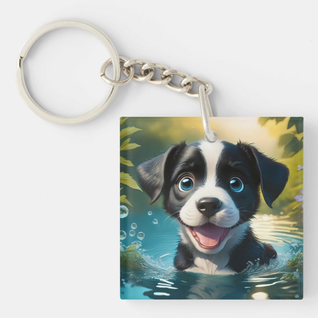Porte-clefs Chiot (Devant)