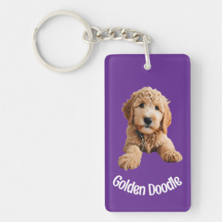 Porte-clefs Chiot de Doodle Doré