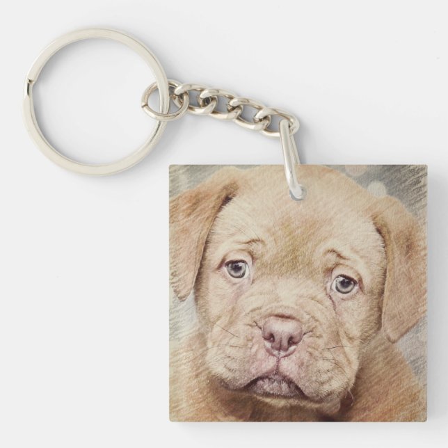 Porte-clefs Chiot, Nature, Chien (Devant)