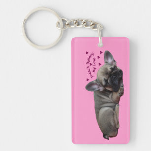 Porte-clefs Chiots Bouledogue français