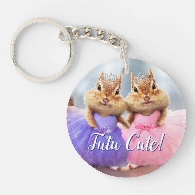 Porte-clefs Chipmunk Ballerina Duo (Devant)
