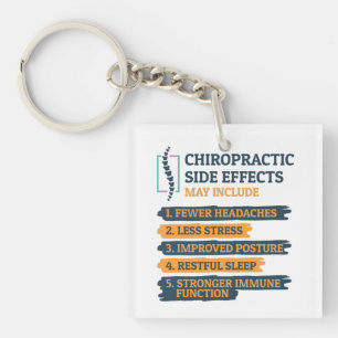 Porte-clefs Chiropratique Effets secondaires Funny Chiropracto