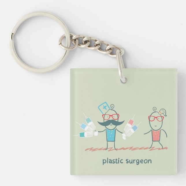 Porte-clefs Chirurgien plastique (Devant)