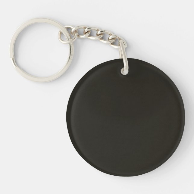 Porte-clefs Chocolat noir (uni) 	 (Devant)