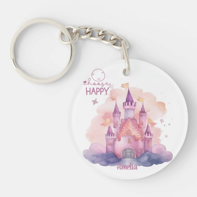 Porte-clefs Choisir heureux (Devant)