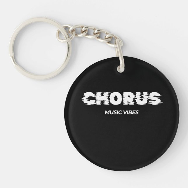 Porte-clefs Chorus - Vibes de musique (Devant)
