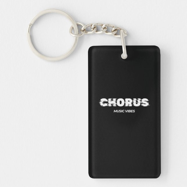Porte-clefs Chorus - Vibes de musique (Devant)
