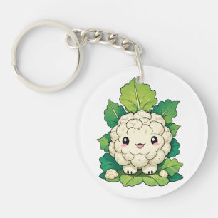 Porte-clefs Chou-fleur Kawaii