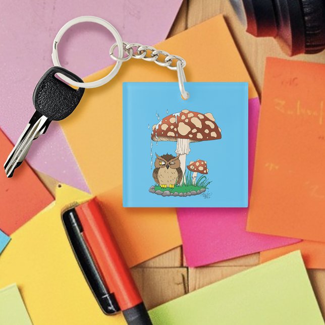 Porte-clefs Chouette de douche de printemps (Créateur téléchargé)