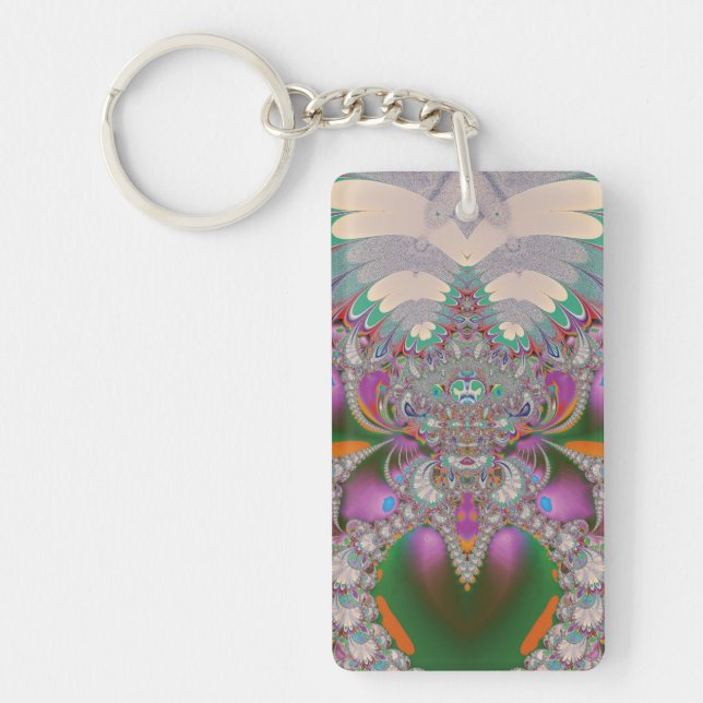 Porte-clefs Chouette de printemps (Devant)