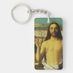 Porte-clefs Christ en bénédiction par Giovanni Bellini