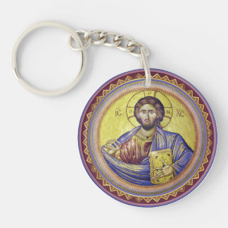 Porte-clefs Christ Pantocrator icône orthodoxe