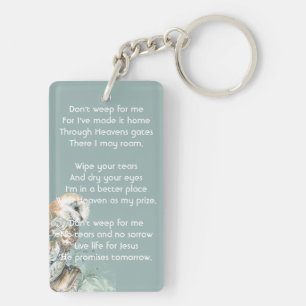 Porte-clefs Christian Memorial Keepsaké Barn Owl Bird