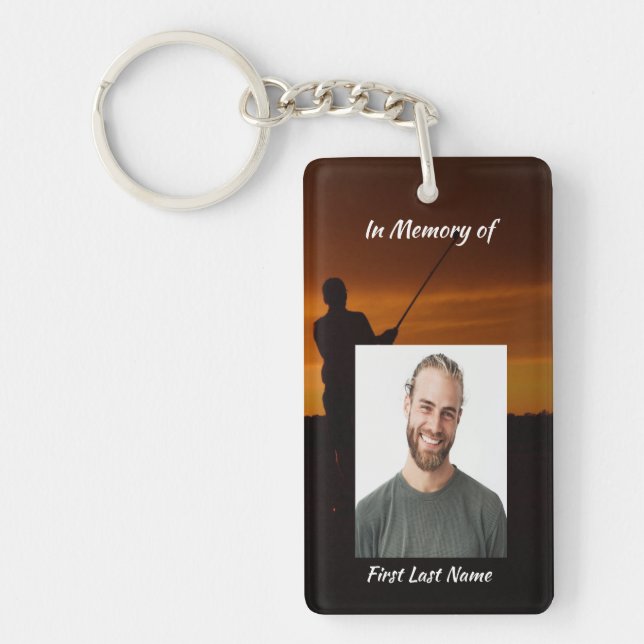 Porte-clefs Christian Memorial Keepsaké Golfing Golf Golf (Devant)