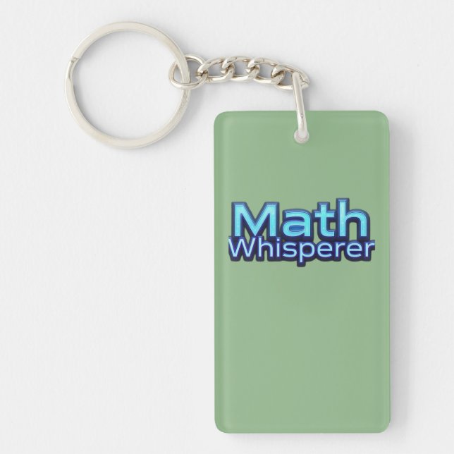 Porte-clefs Chuchoteur de maths (Devant)