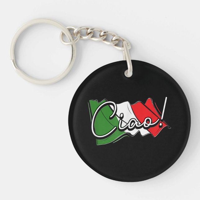 Porte-clefs Ciao ! - Scooter Venise italien et européen et La (Devant)