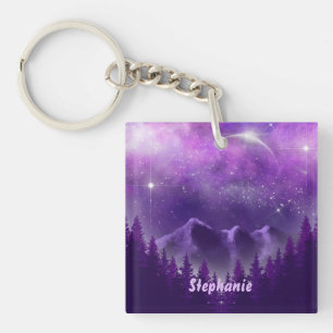 Porte-clefs Ciel de minuit