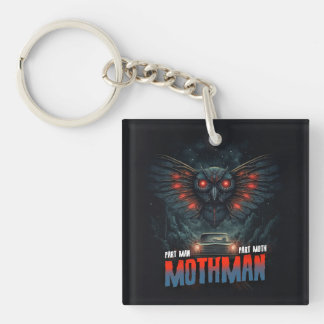 Porte-clefs Ciel nocturne de Mothman avec éclairage de voiture