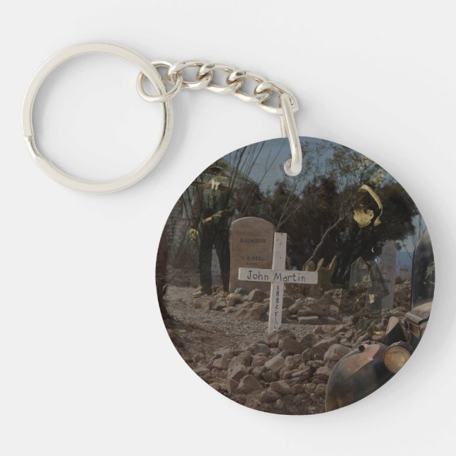 Porte-clefs Cimetière hanté à Tombstone (Devant)