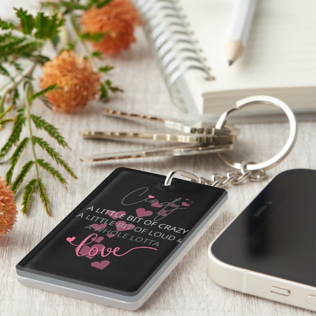 Porte-clefs Cindy Lotta Love (Devant droit)