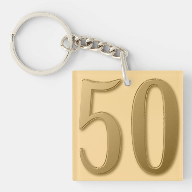 Porte-clefs Cinquante ans d'or (Devant)