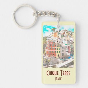 Porte-clefs Cinque Terre, Italie Vintage