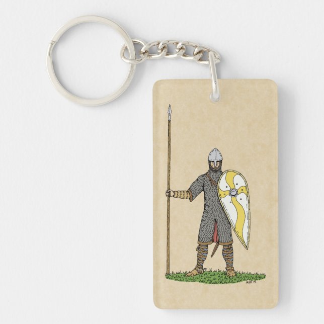 Porte-clefs Cirque médiévale Norman Knight 1066 (Devant)
