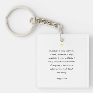 Porte-clefs Citation bibliographique inspirante