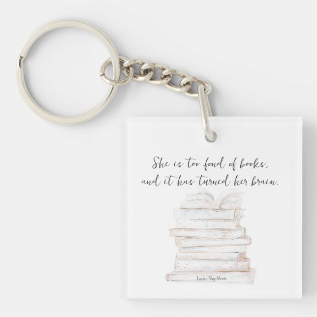 Porte-clefs Citation d'amour pour les petites femmes (Devant)