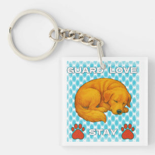 Porte-clefs citation de chien