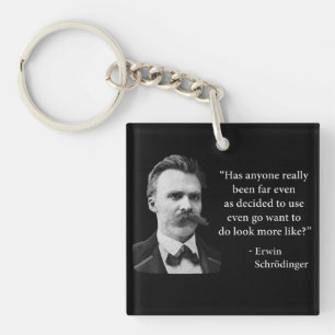 Porte-clefs Citation de Friedrich Nietzsche Troll
