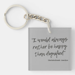 Porte-clefs Citation de Jane Eyre I