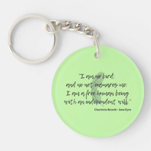 Porte-clefs Citation de Jane Eyre II