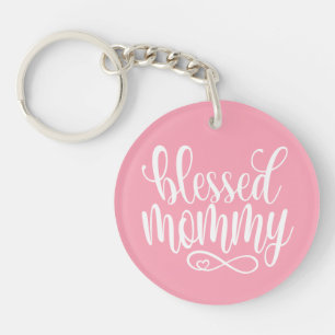 Porte-clefs Citation de la Fête des mères bénies Porte - c